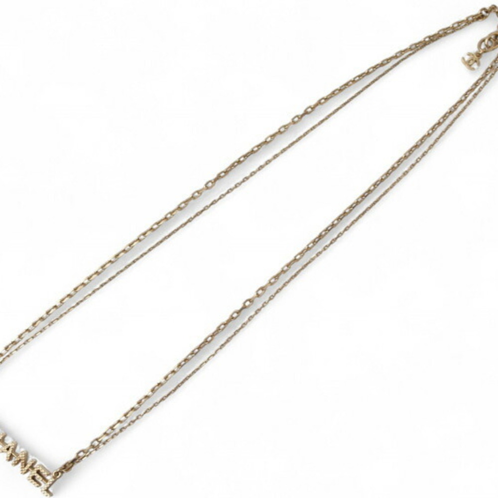 CHANEL Gold Love Necklace - Picture 1 of 7